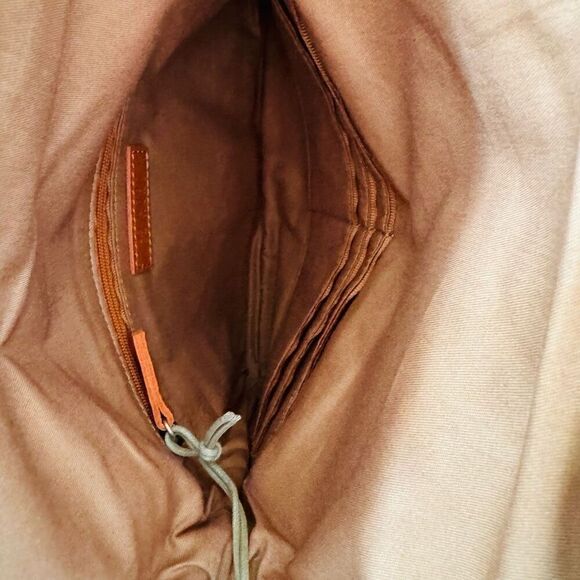 HOBO LAUREN CLUTCH LEATHER WRISTLET WALLET Sage Henna Luxury Leather, NWT - Picture 14 of 15